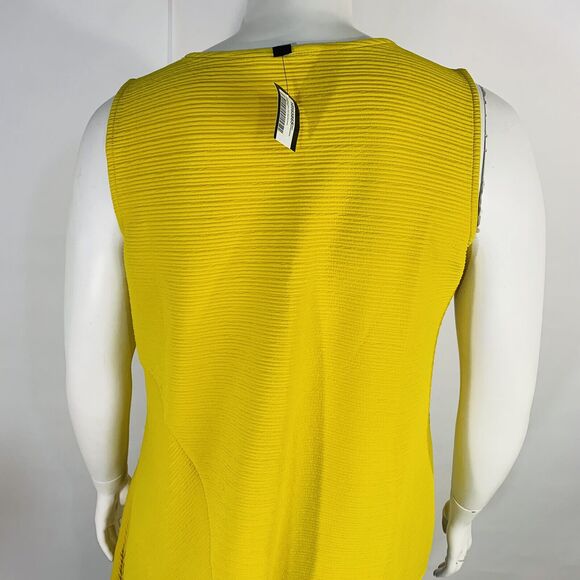 New Alfani Womans Sz 1X Blouse Asymmetrical Ribbed Shell Pullover Top Shirt NWT - Picture 7 of 8